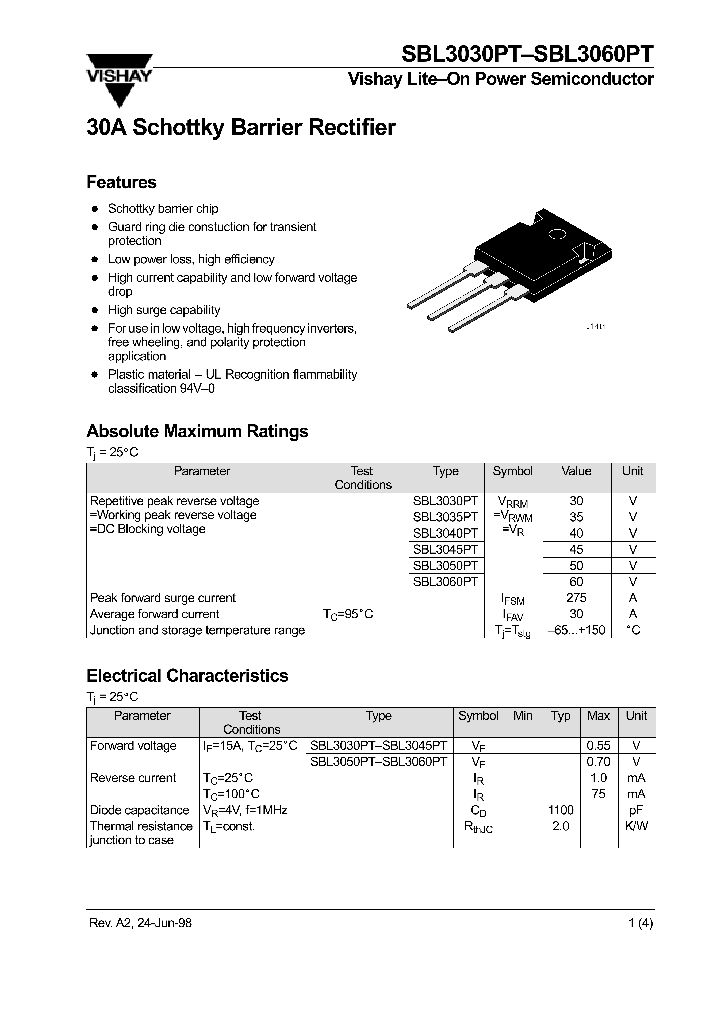 SBL3045PT_276869.PDF Datasheet