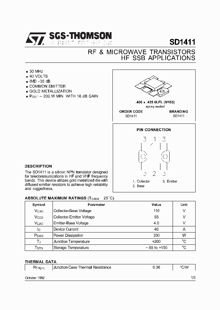 SD1411_297243.PDF Datasheet