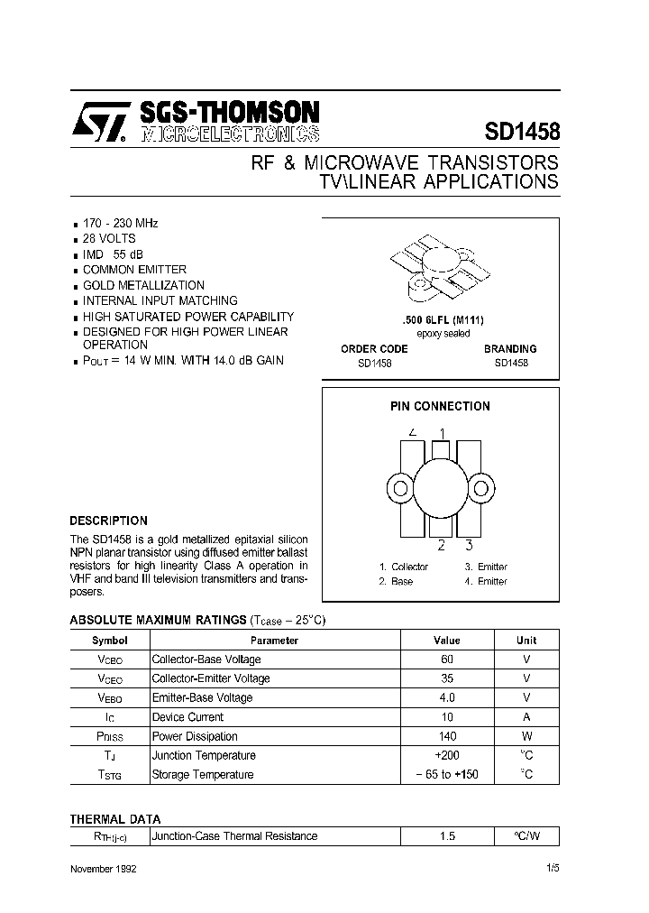 SD1458_281364.PDF Datasheet