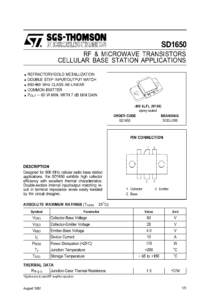 SD1650_209454.PDF Datasheet