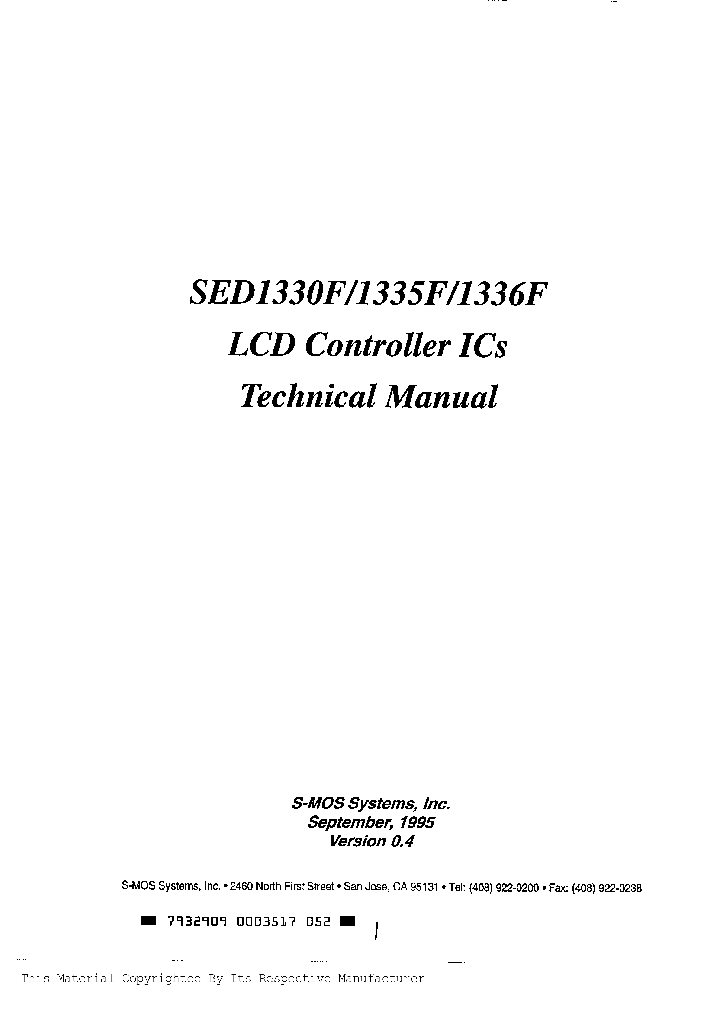 SED1335FOB_293559.PDF Datasheet