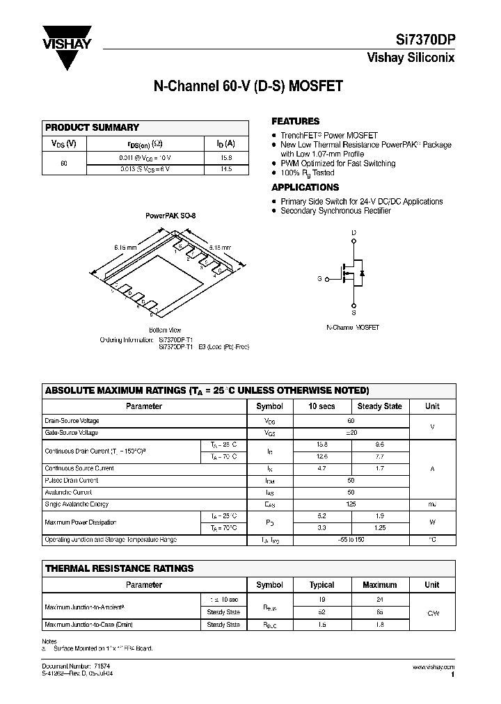 SI7370DP-T1-E3_266411.PDF Datasheet