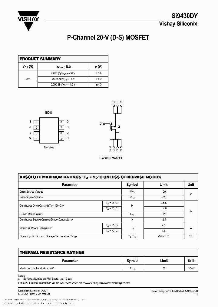 SI9430DY_295609.PDF Datasheet