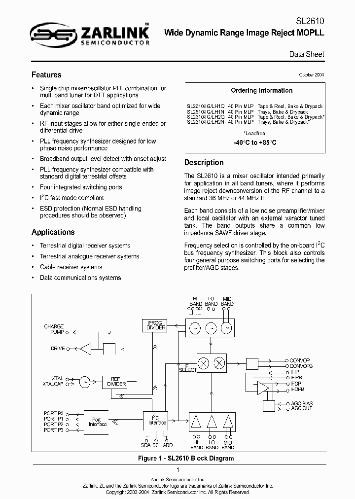 SL2610_304990.PDF Datasheet