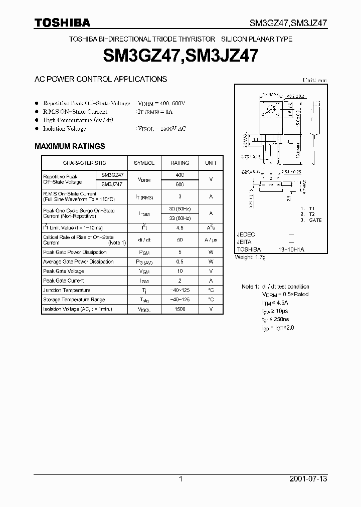 SM3JZ47_301465.PDF Datasheet
