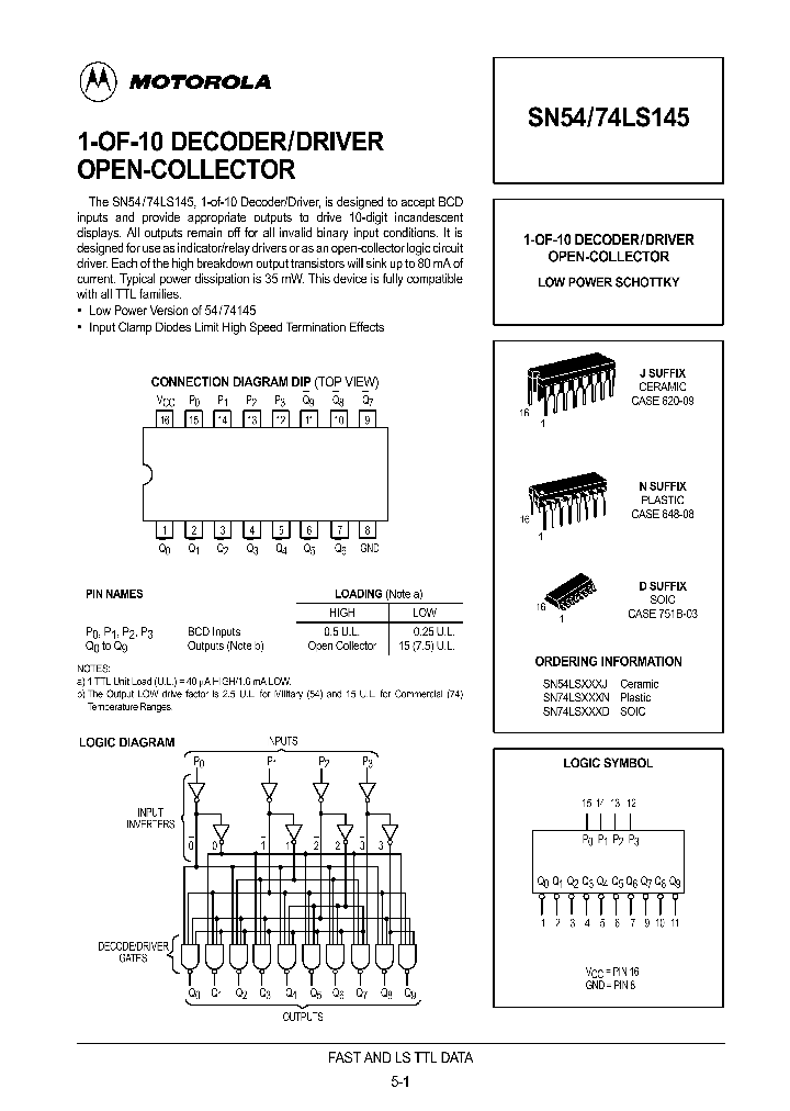 SN5474LS145_284382.PDF Datasheet
