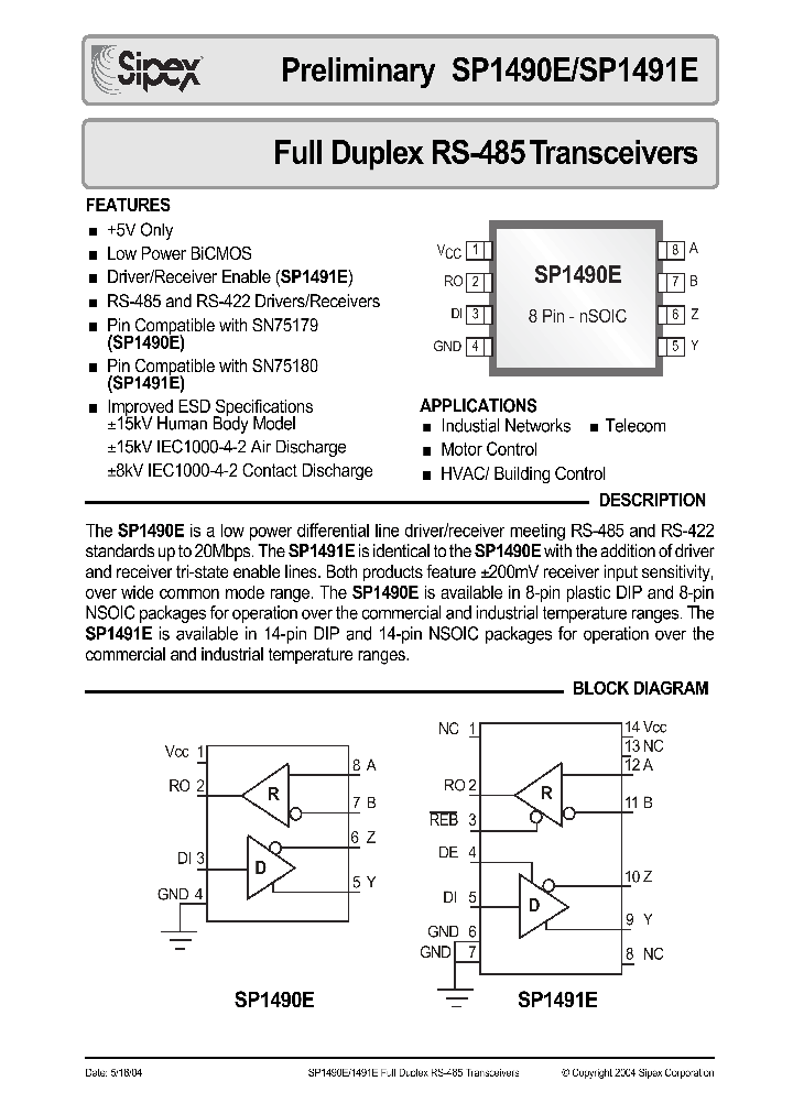SP1490E_304237.PDF Datasheet