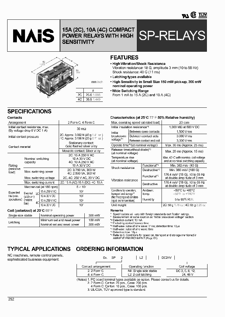SP-RELAYS_274463.PDF Datasheet