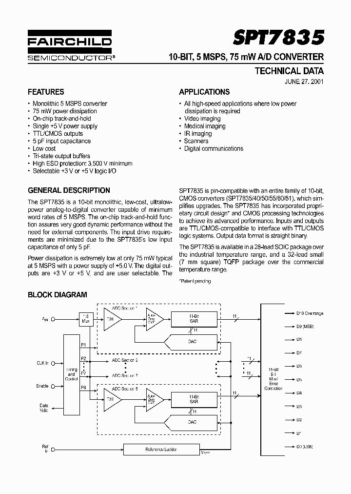 SPT7835_261175.PDF Datasheet