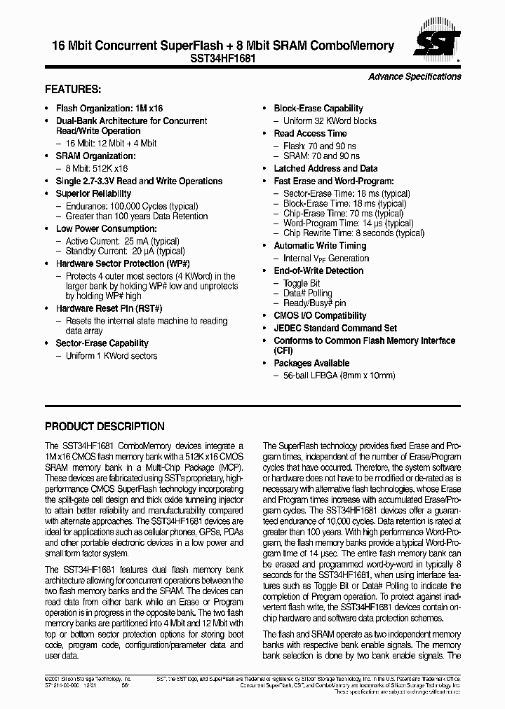SST34HF1601-70-4C-L1P_300717.PDF Datasheet