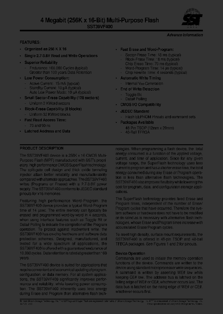 SST39VF400_280483.PDF Datasheet