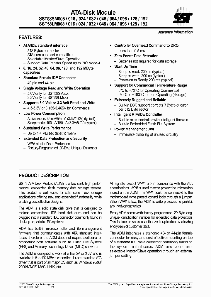 SST58SM008_78204.PDF Datasheet