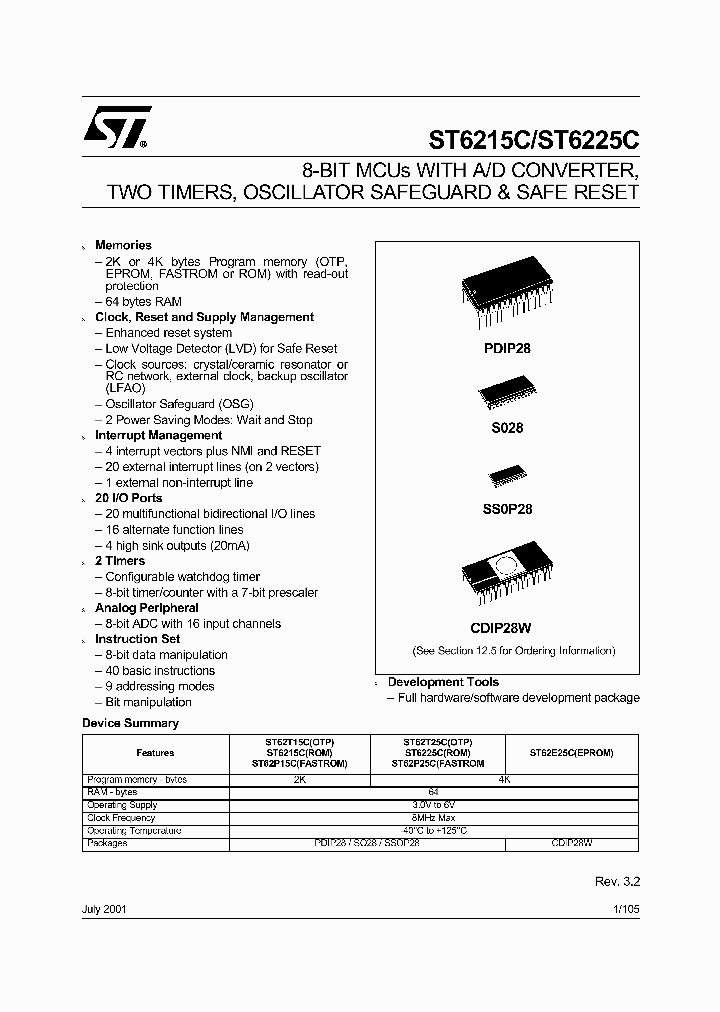 ST62P15C_42085.PDF Datasheet