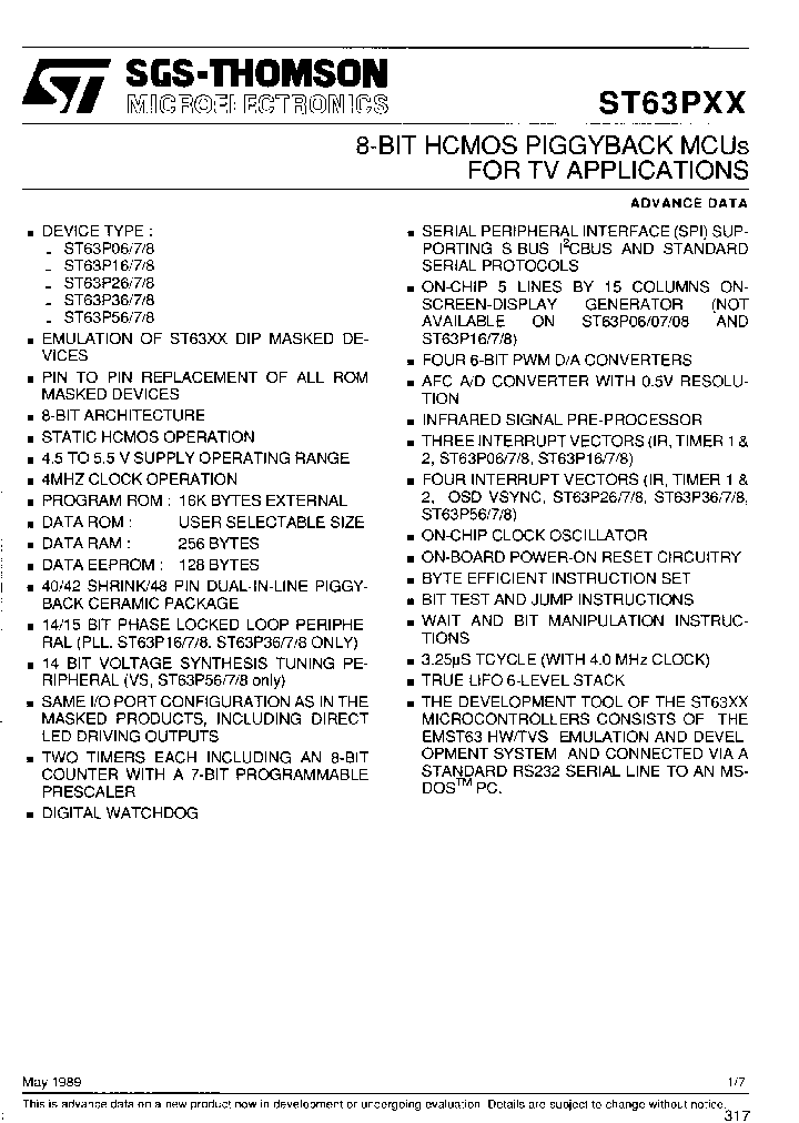 ST63P56_274853.PDF Datasheet