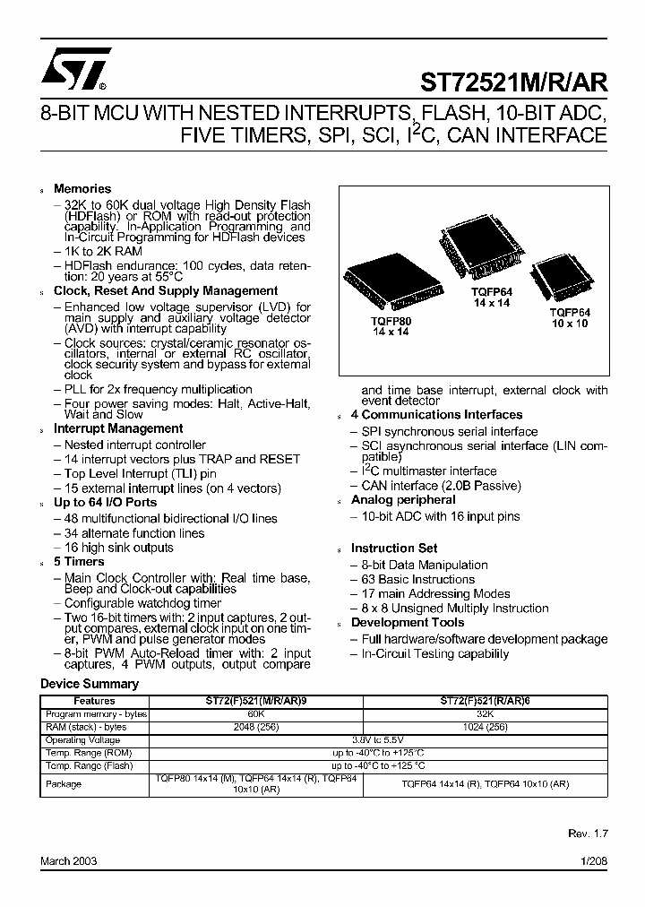 ST72521R9_284709.PDF Datasheet