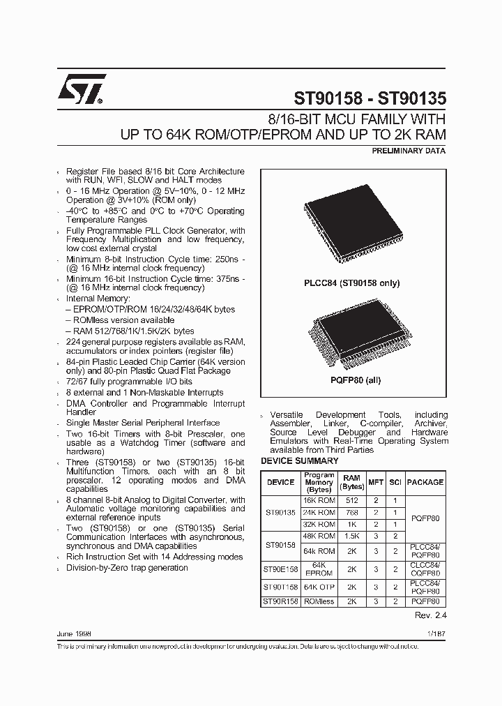 ST90158_277622.PDF Datasheet