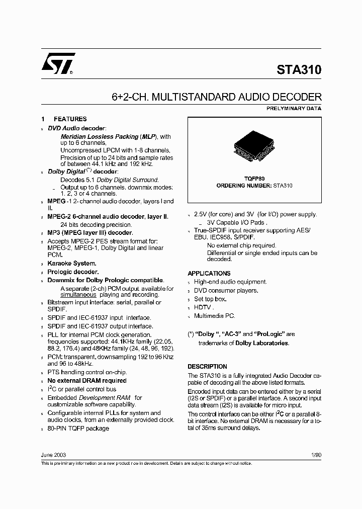 STA310_265230.PDF Datasheet
