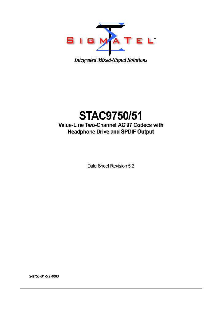 STAC9750_202977.PDF Datasheet
