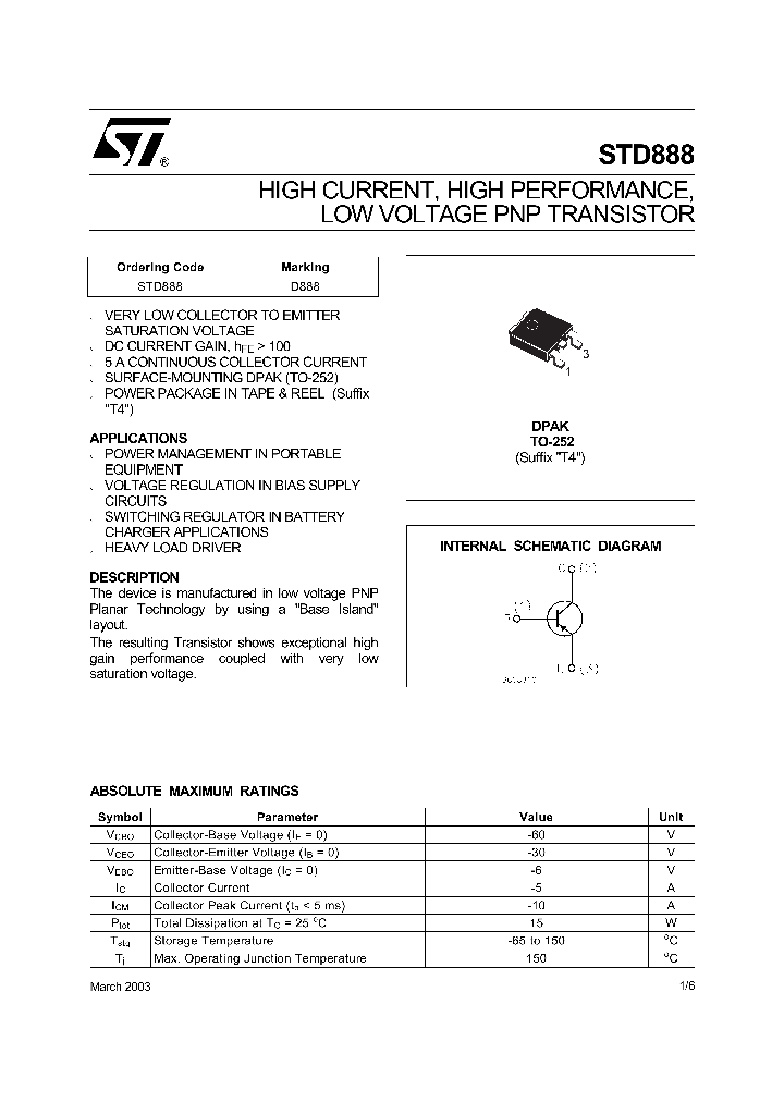 STD888_249296.PDF Datasheet