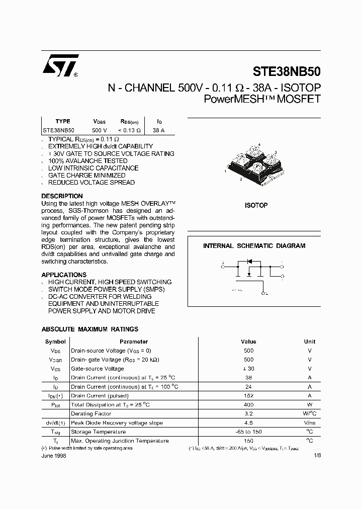STE38NB50_285283.PDF Datasheet