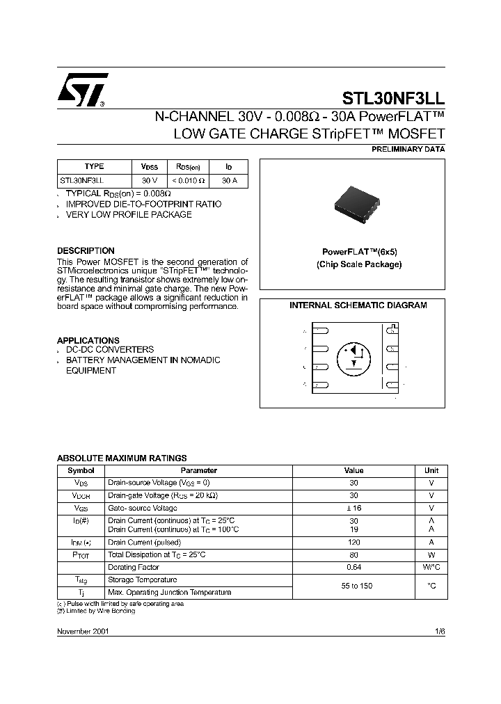 STL30NF3LL_240422.PDF Datasheet