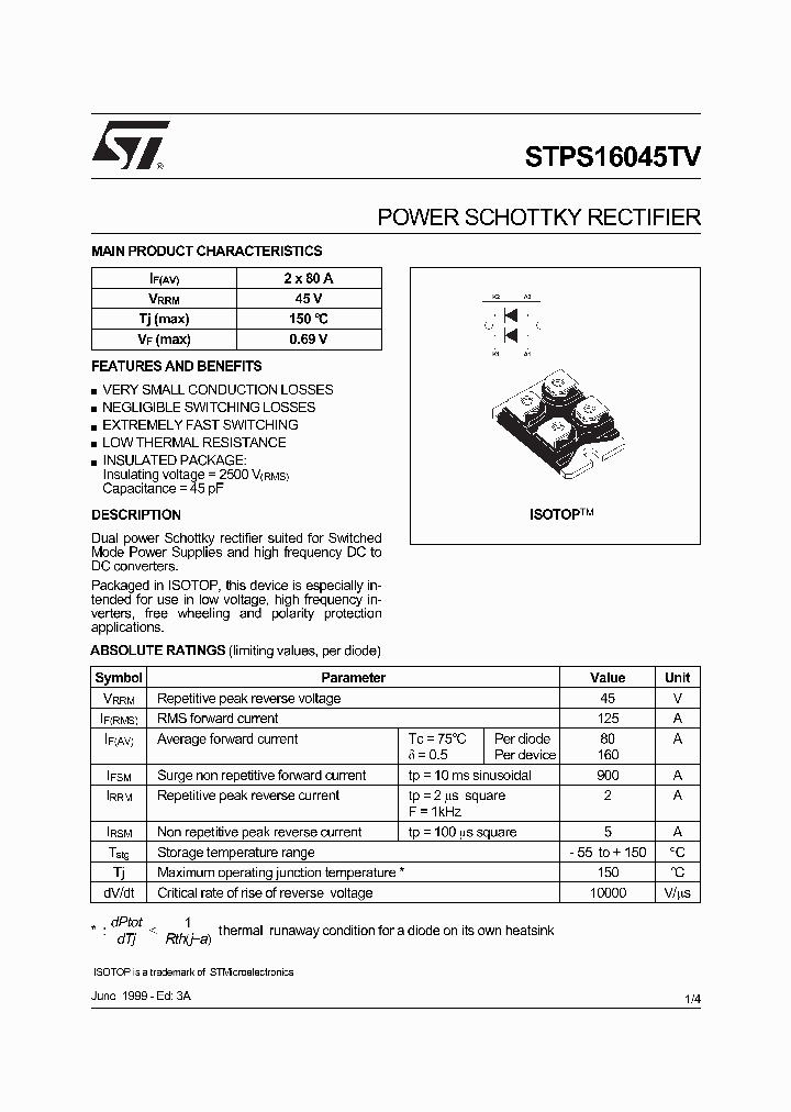 STPS16045_275361.PDF Datasheet