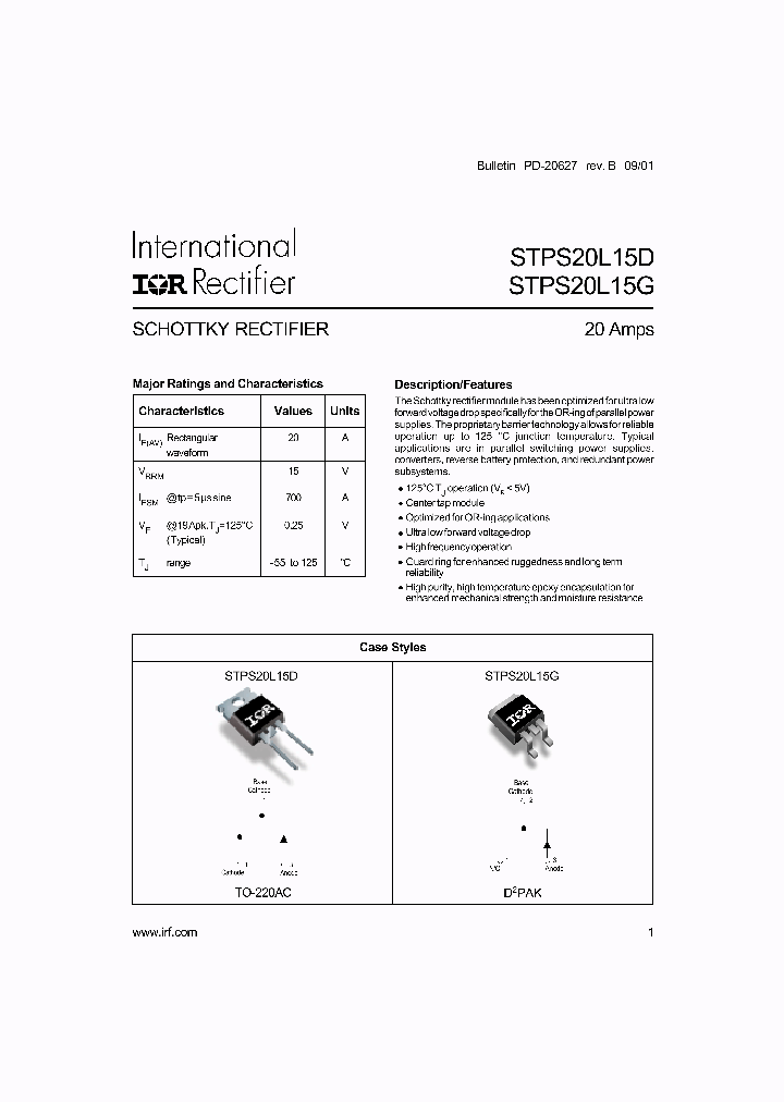 STPS20L15G_208288.PDF Datasheet