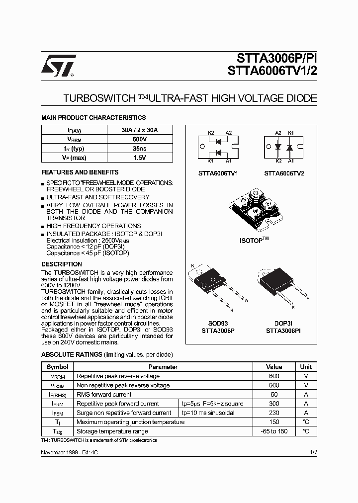 STTA3006_286541.PDF Datasheet