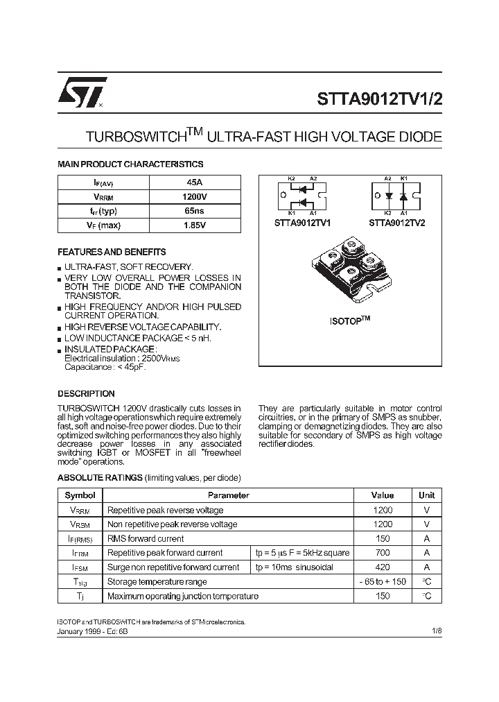 STTA9012TV2_277570.PDF Datasheet