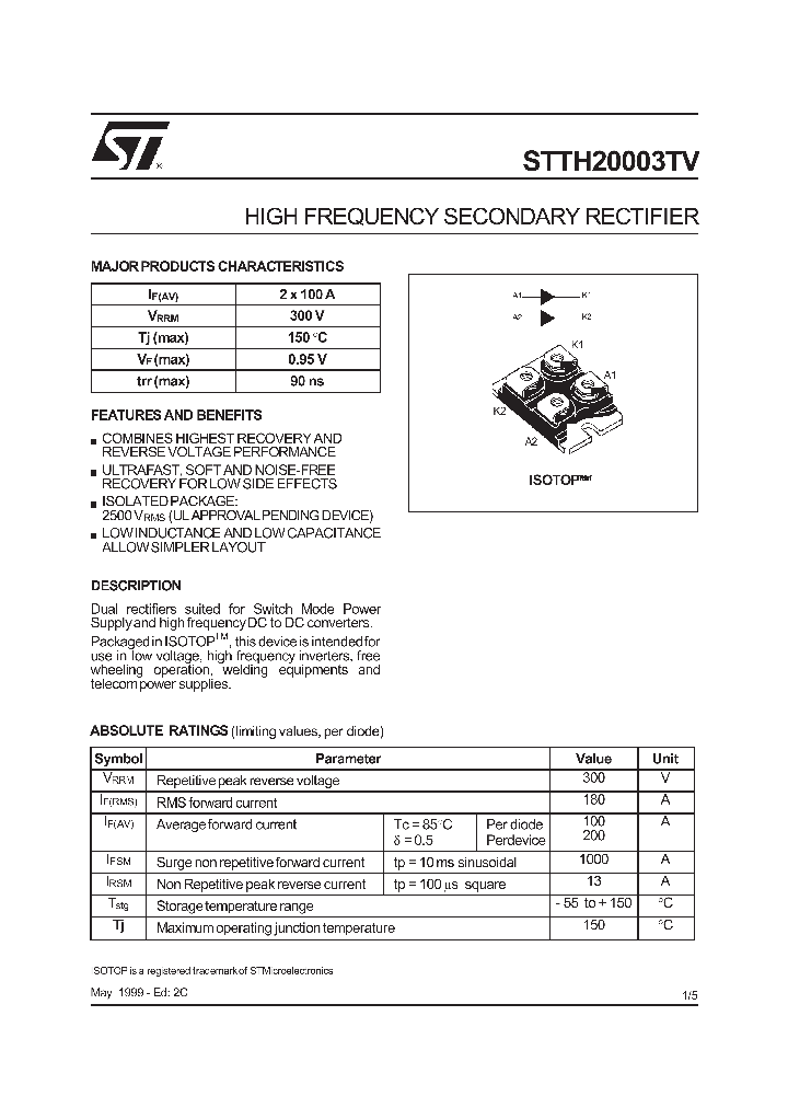 STTH20003TV_283758.PDF Datasheet