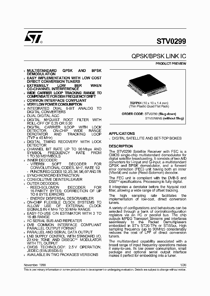 STV0299_215361.PDF Datasheet
