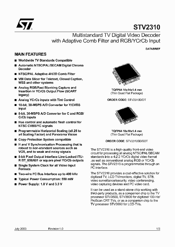 STV2310D_228683.PDF Datasheet