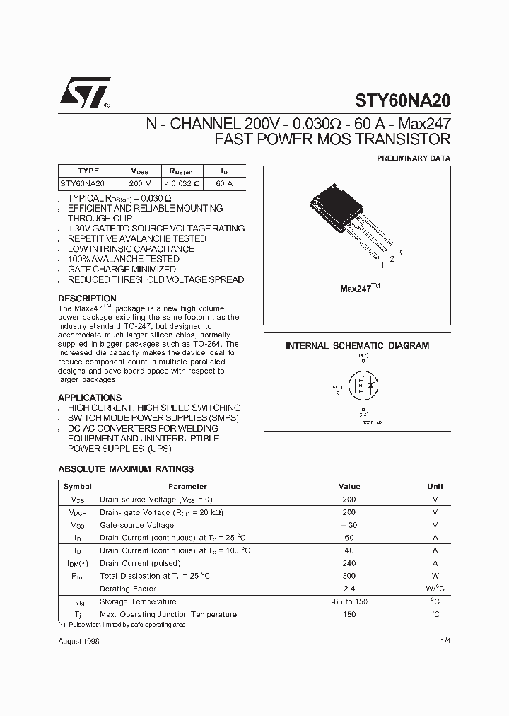 STY60NA20_284193.PDF Datasheet