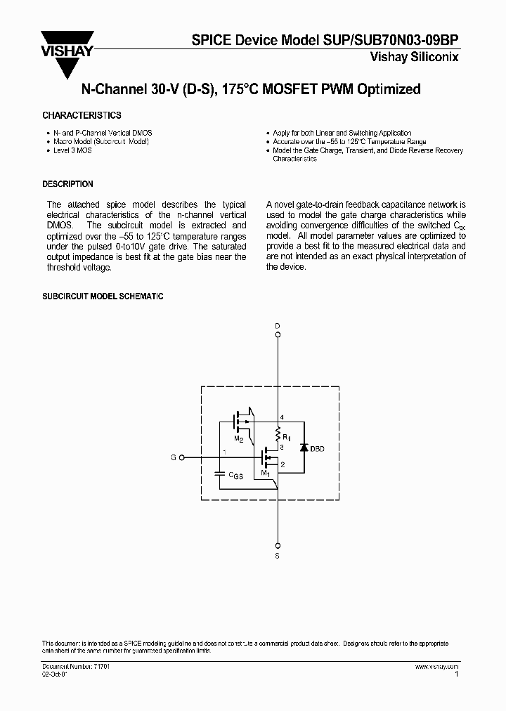 SUB70N03-09BP_200741.PDF Datasheet