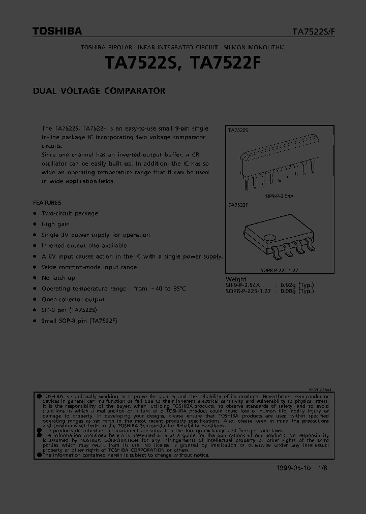 TA7522F_295428.PDF Datasheet