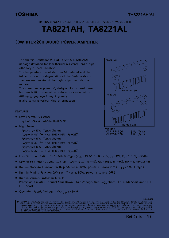 TA8221AL_207197.PDF Datasheet