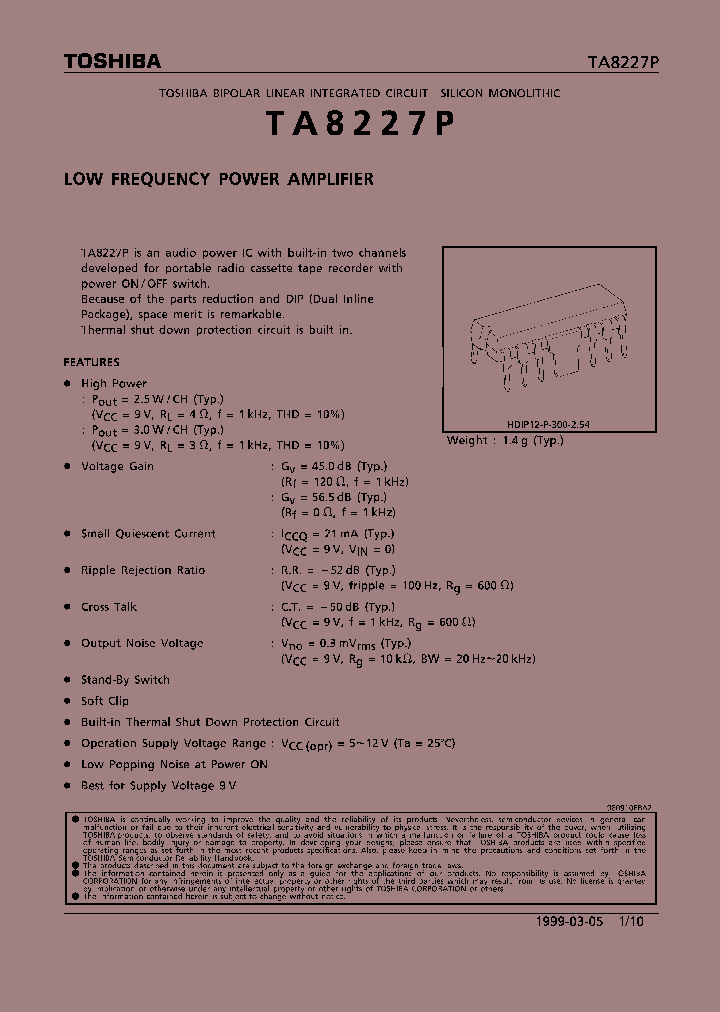 TA8227_171013.PDF Datasheet