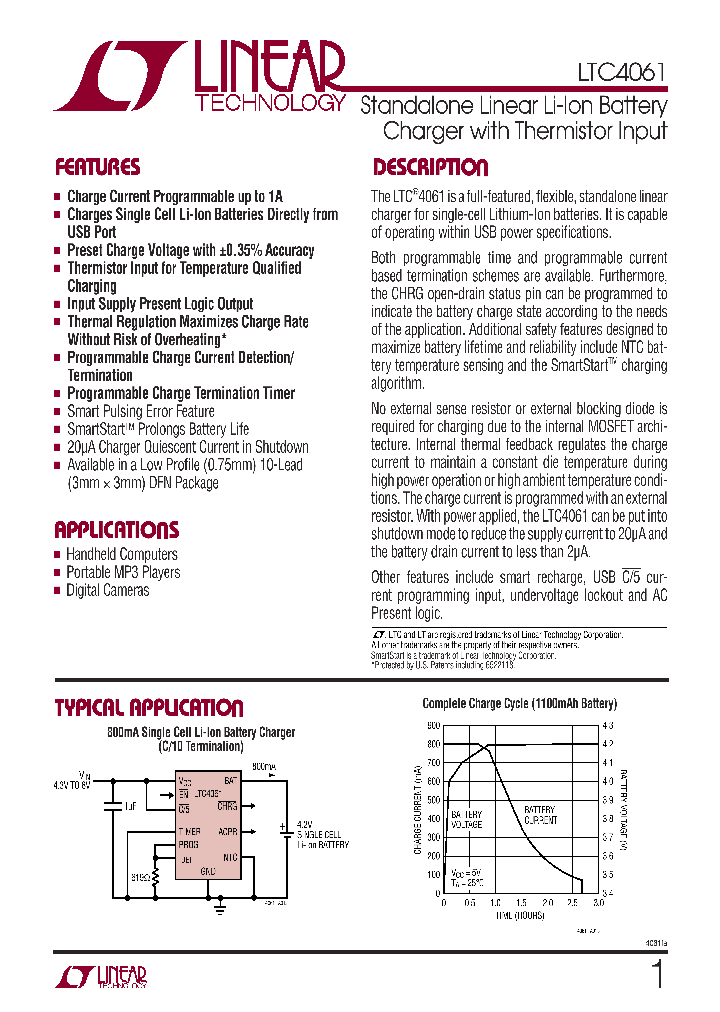 LTC4061_295629.PDF Datasheet