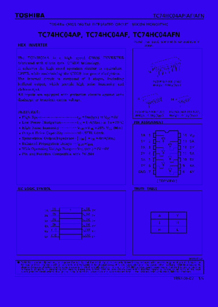 TC74HC04AFN_281404.PDF Datasheet