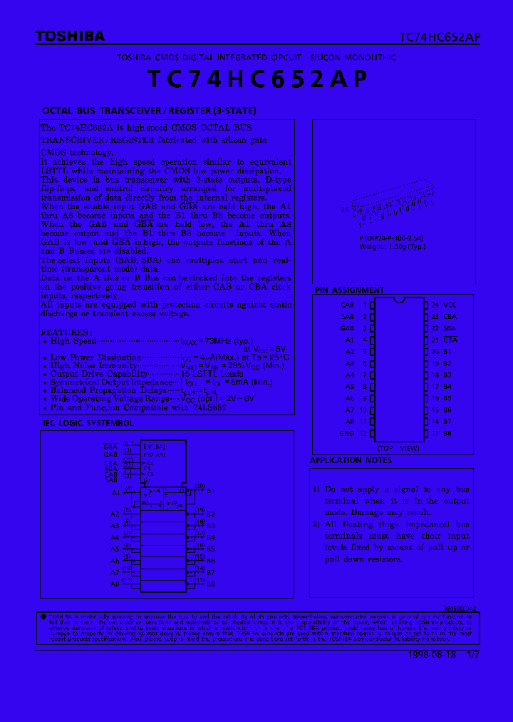 TC74HC652AP_282973.PDF Datasheet