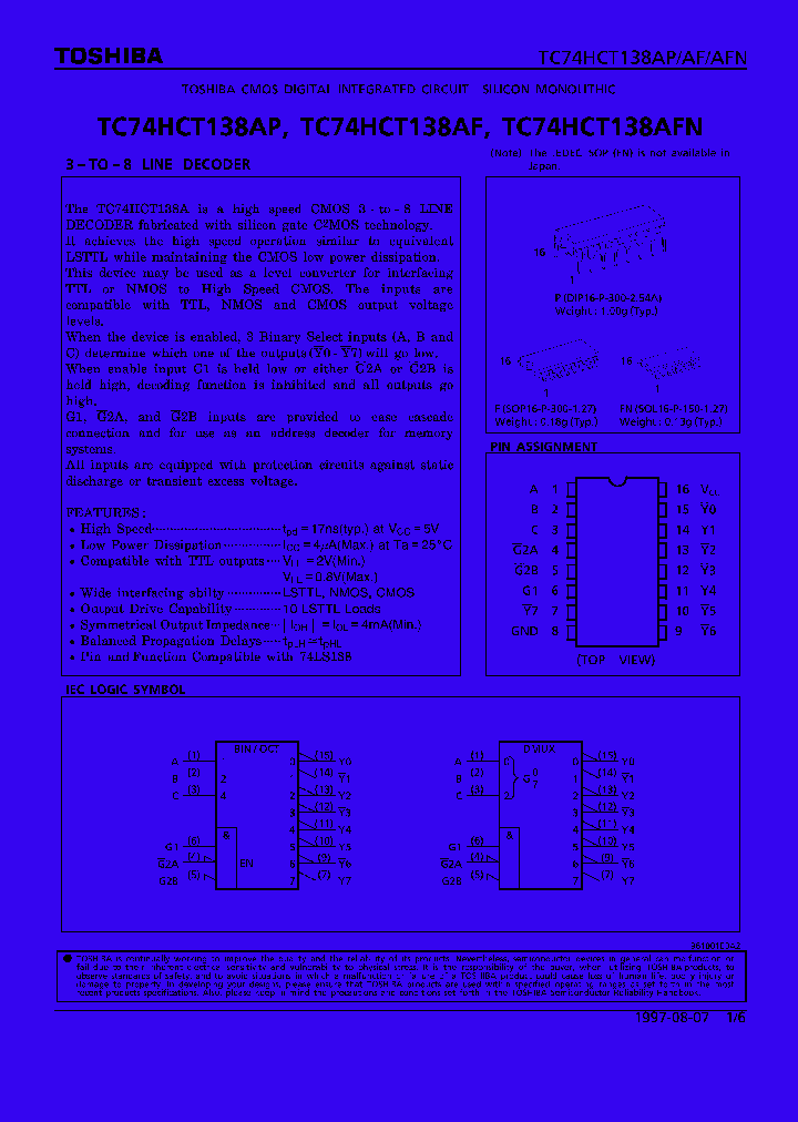 TC74HCT138_100326.PDF Datasheet