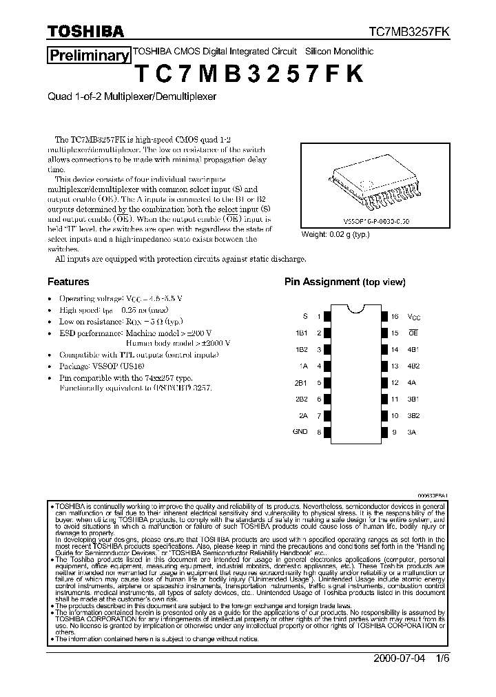TC7MB3257FK_279405.PDF Datasheet
