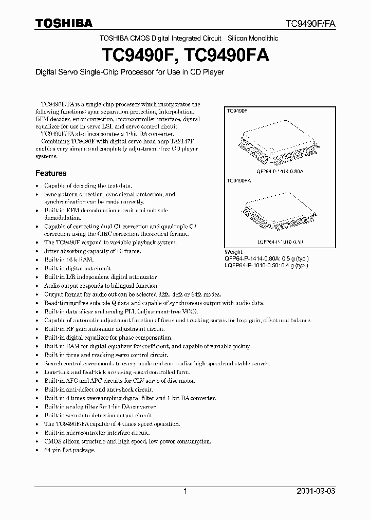 TC9490FA_277106.PDF Datasheet