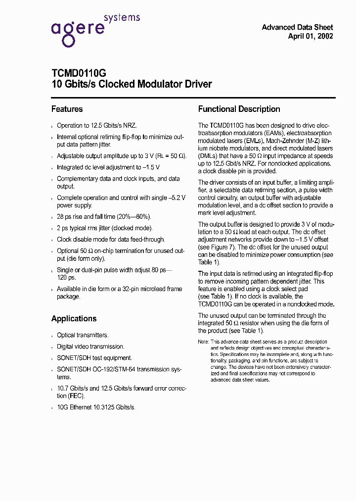 TCMD0110G_292078.PDF Datasheet