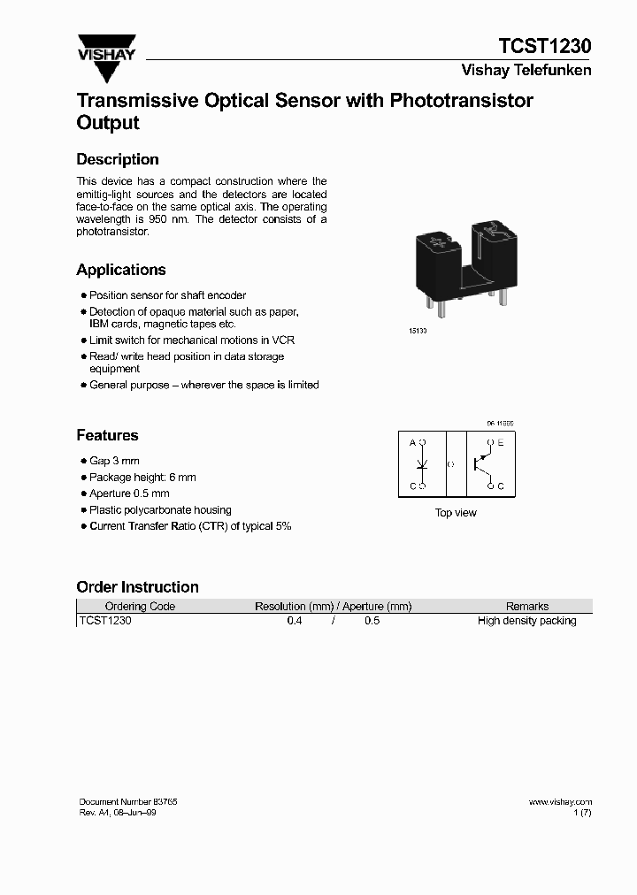 TCST1230_295535.PDF Datasheet