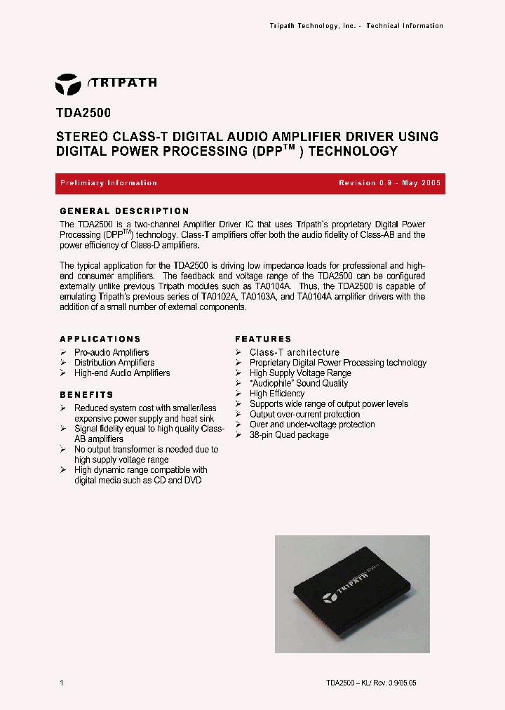 TDA2500_239999.PDF Datasheet
