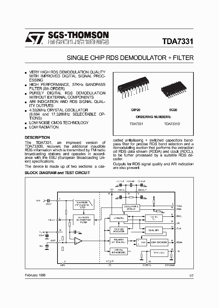 TDA7331D_240233.PDF Datasheet