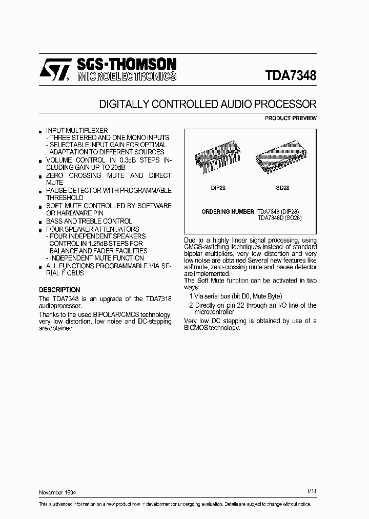 TDA7348_260542.PDF Datasheet