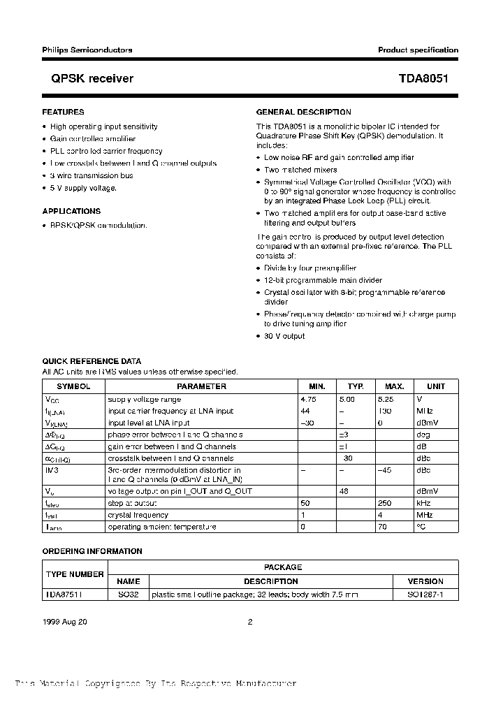 TDA8051TD-T_210741.PDF Datasheet
