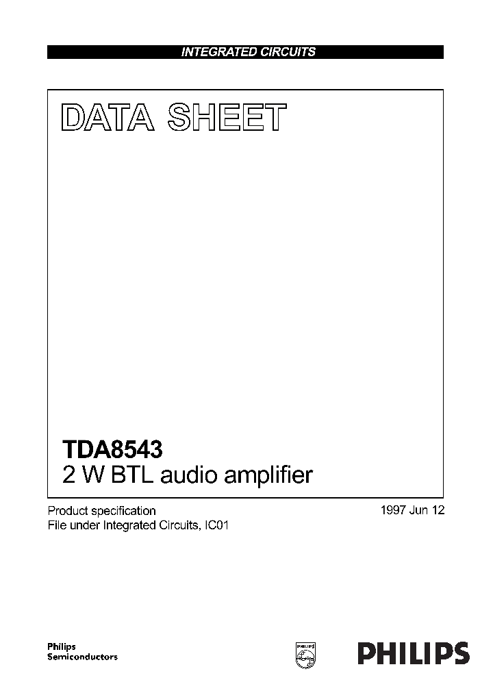 TDA8543_291381.PDF Datasheet
